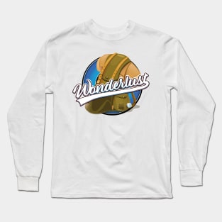 wonderlust explore adventure Long Sleeve T-Shirt